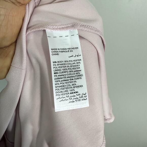 White House Black Market Pink Boatneck Jackie O Dress 60s style Sz 4 Career New - Picture 7 of 7